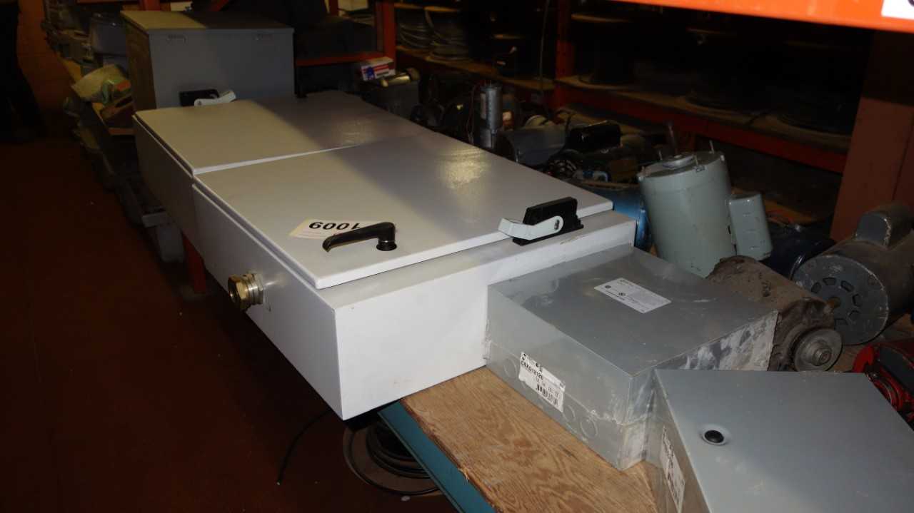 LOT OF ASSORTED ELECTRICAL ENCLOSURES - ELECTRICAL ENCLOSURES