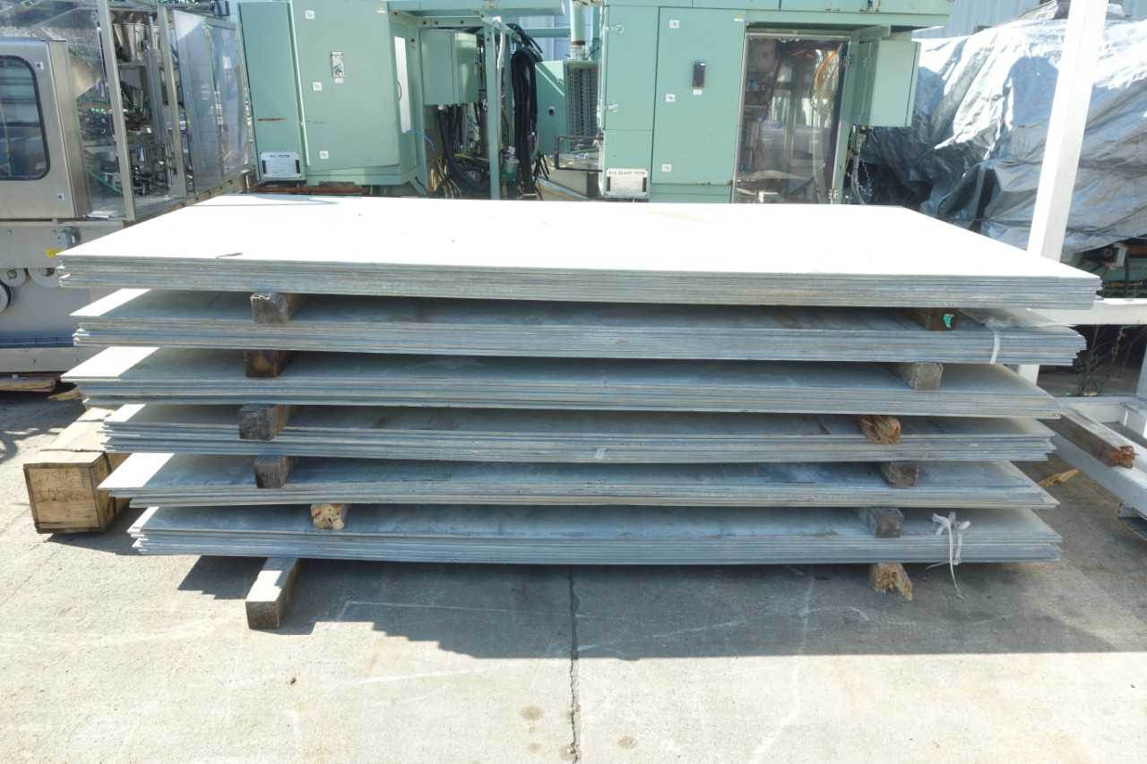 LOT OF A36 GALVANIZED CARBON STEEL PLATE