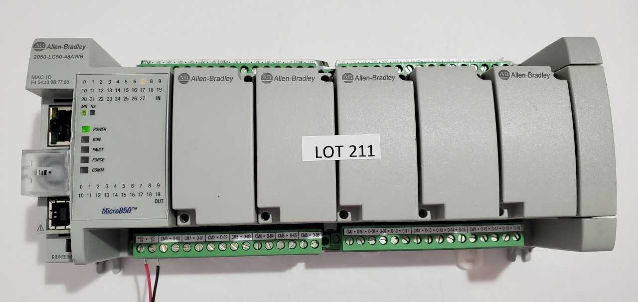 Allen Bradley Micro 850 2080-LC50-48AWB PLC - AUTOMATION & CONTROLS Allen Bradley Micro 850 2080-LC50-48AWB PLC - AUTOMATION & CONTROLS