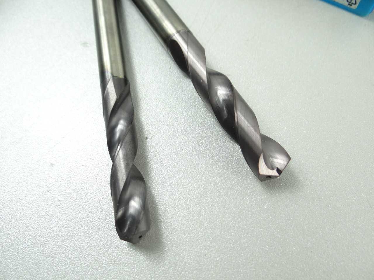 New Pair of Mitsubishi Solid Carbide Coolant Thru Drills - MACHINING EQUIPMENT PARTS