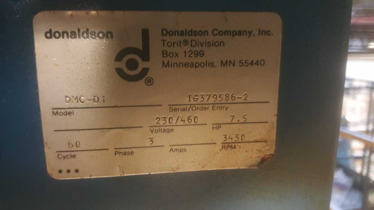 Donaldson Torit DMC-D1 mist collector - DUST COLLECTOR