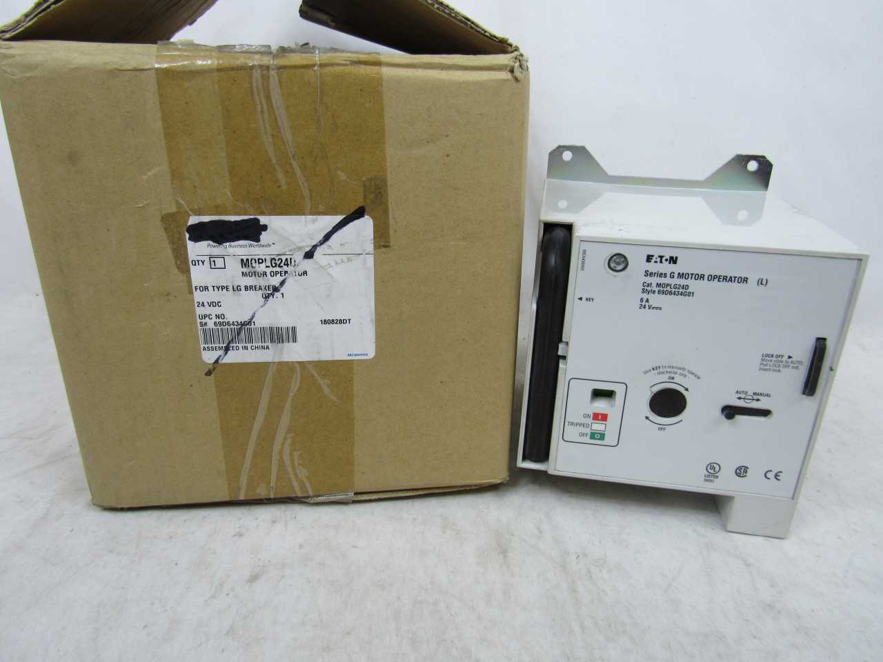 1x Eaton MOPLG24D Motor Operator - ELECTRIC MOTORS