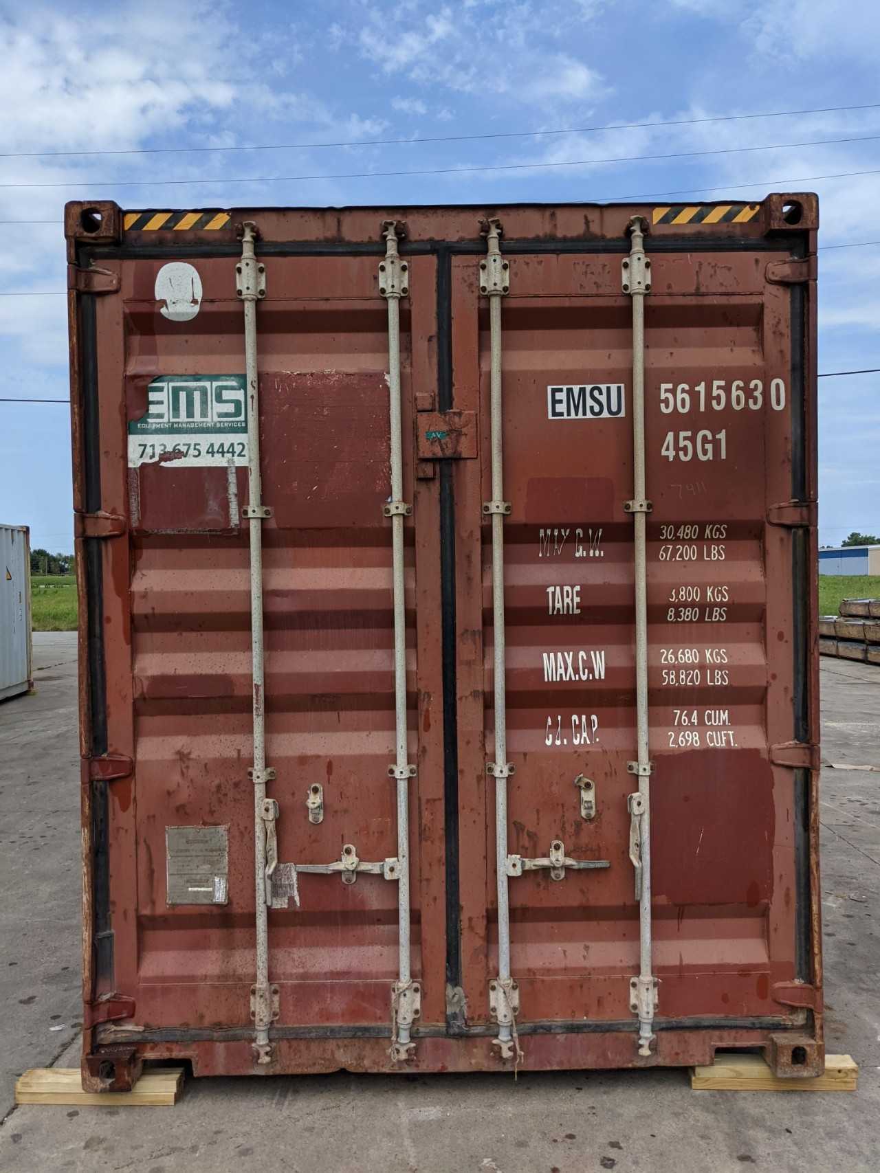 EMS EMSU5615630 HIGH CUBE 40' SHIPPING CONTAINER - ELECTRIC POWER TOOLS