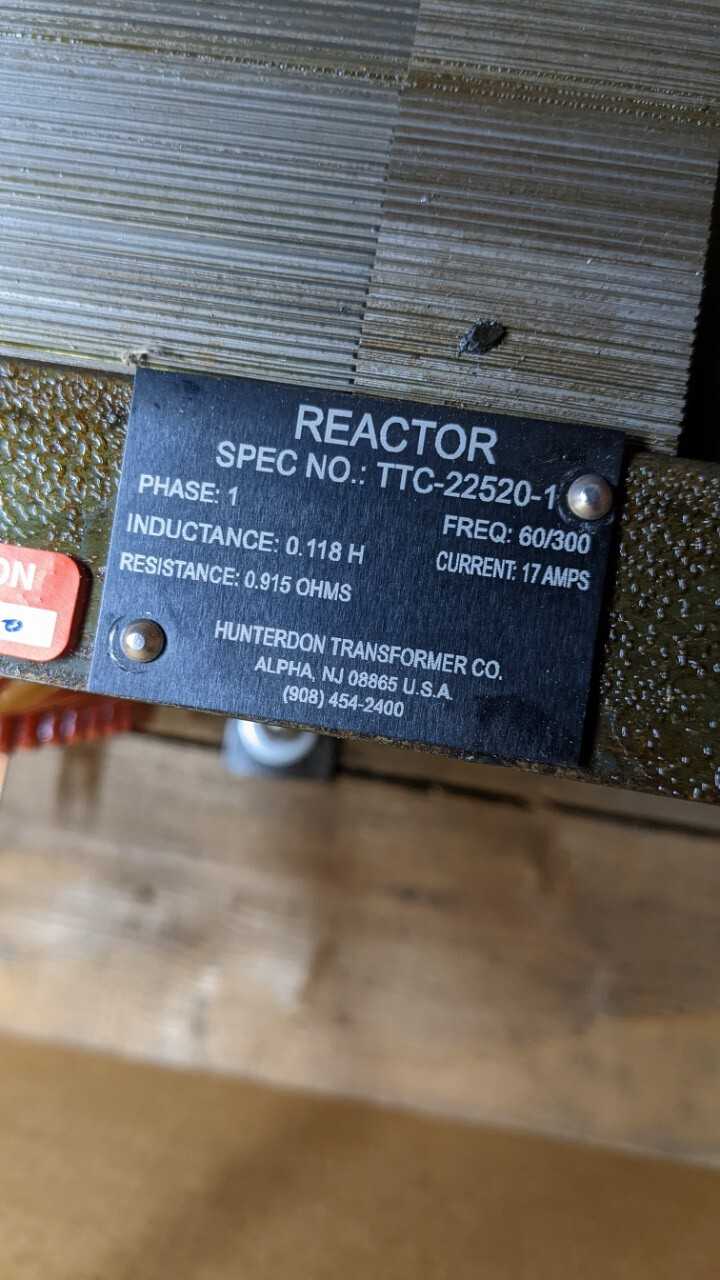Hunterdon dry type transformer - CONTROL TRANSFORMERS