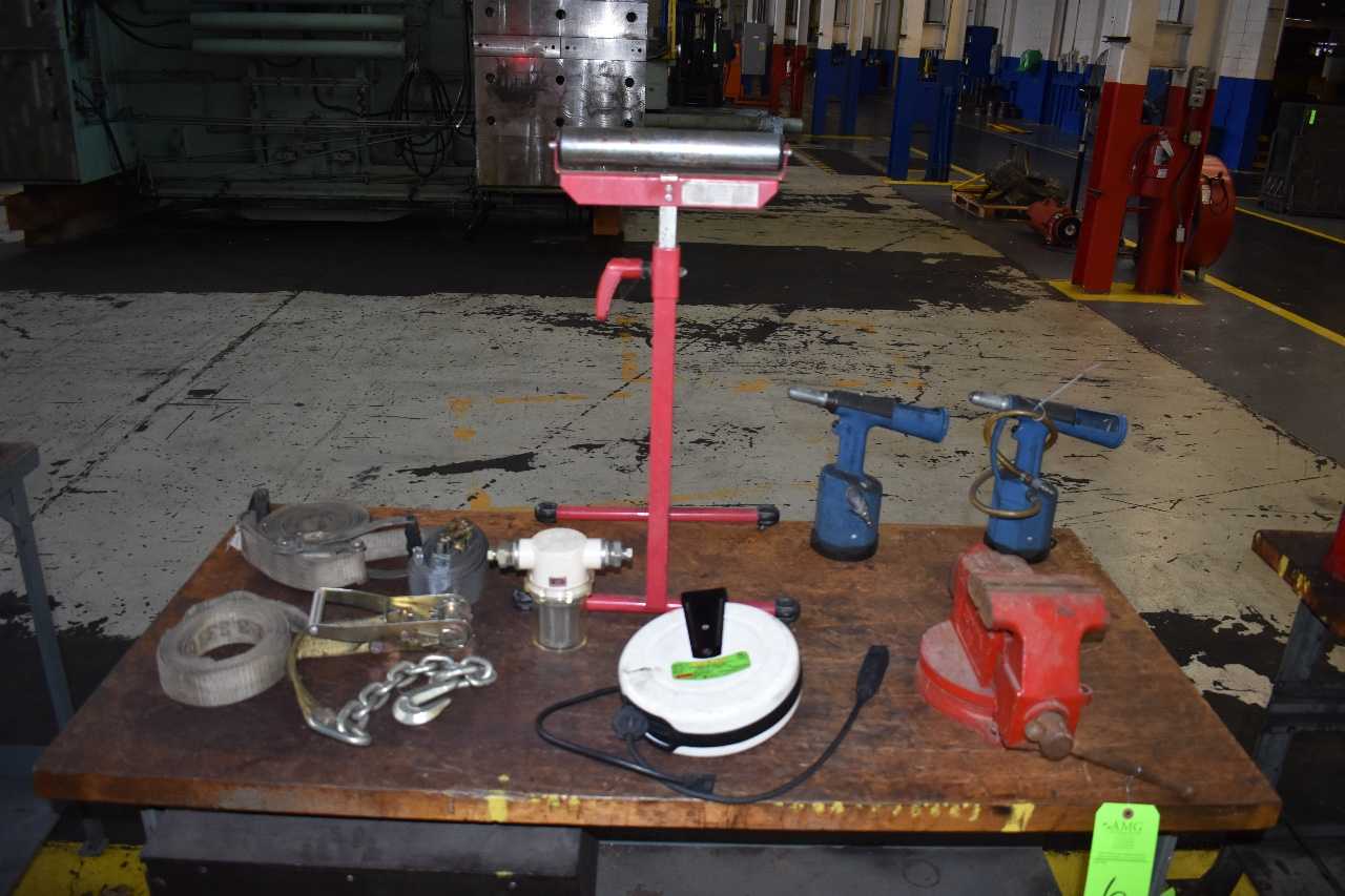 Bench Vise, Pneumatic Riveters, Cordreel, Tie down Straps, roller Stand - ELECTRIC POWER TOOLS