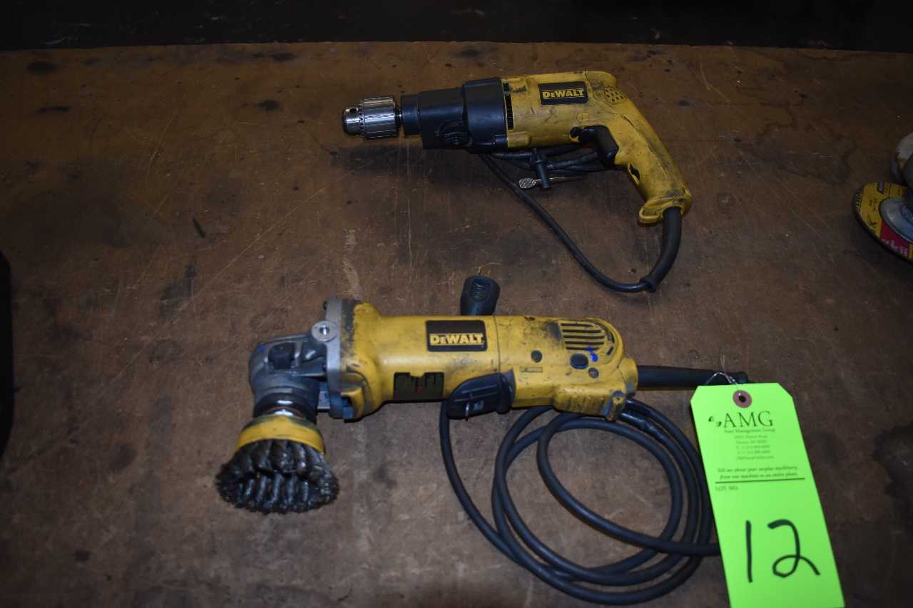 Dewalt 1/2" Electric Drill & Disc Grinder - MISCELLANEOUS