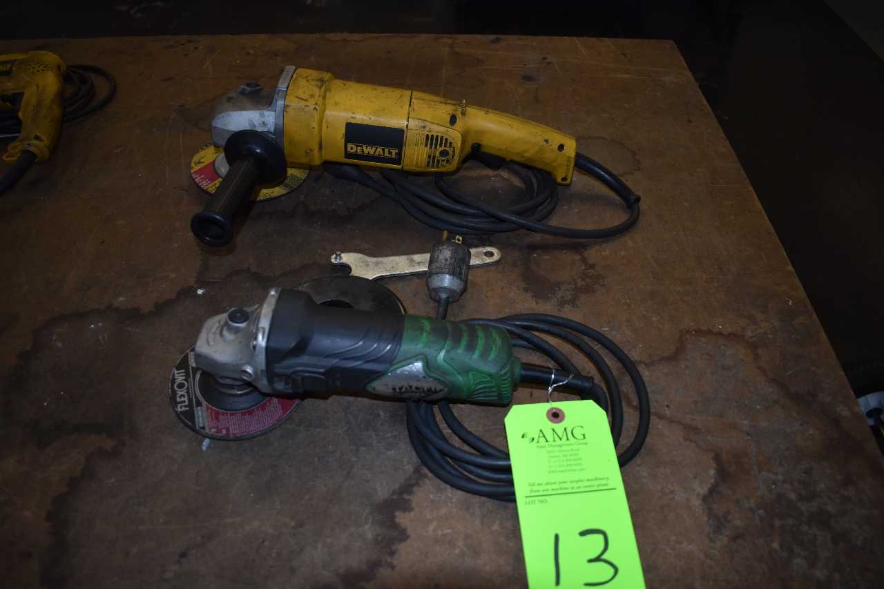 Dewalt Heavy Duty Disc Grinder & Hitachi Disc Grinder - MISCELLANEOUS