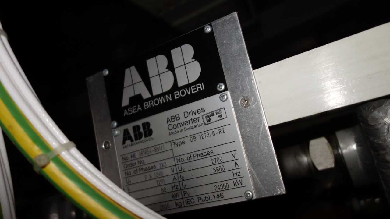 LOT OF 2 ABB DB 12T3/6-R2 RECTIFIER DRIVE CONVERTERS - MOTOR DRIVES