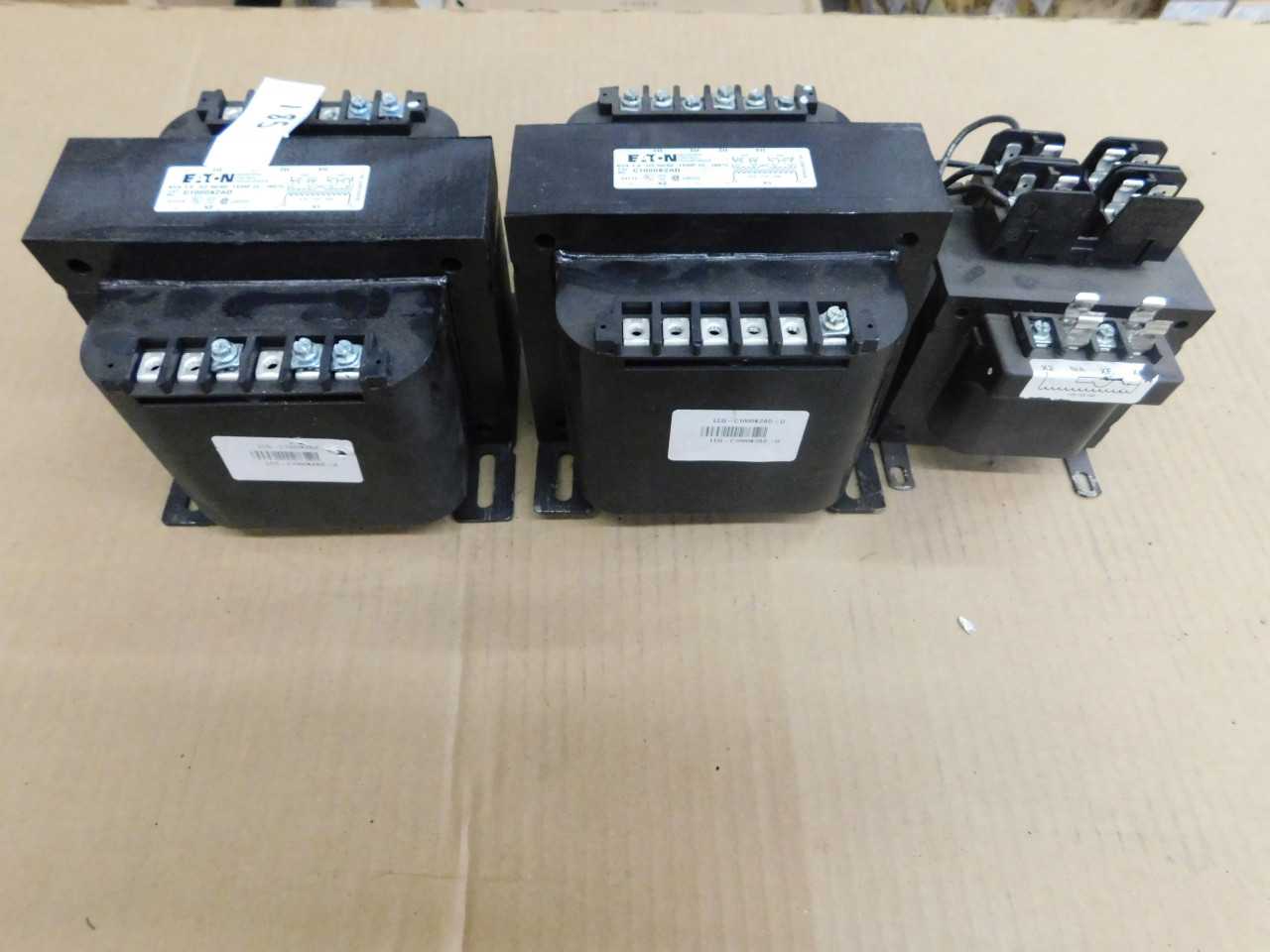 Lot of 3 Transformers - CONTROL TRANSFORMERS