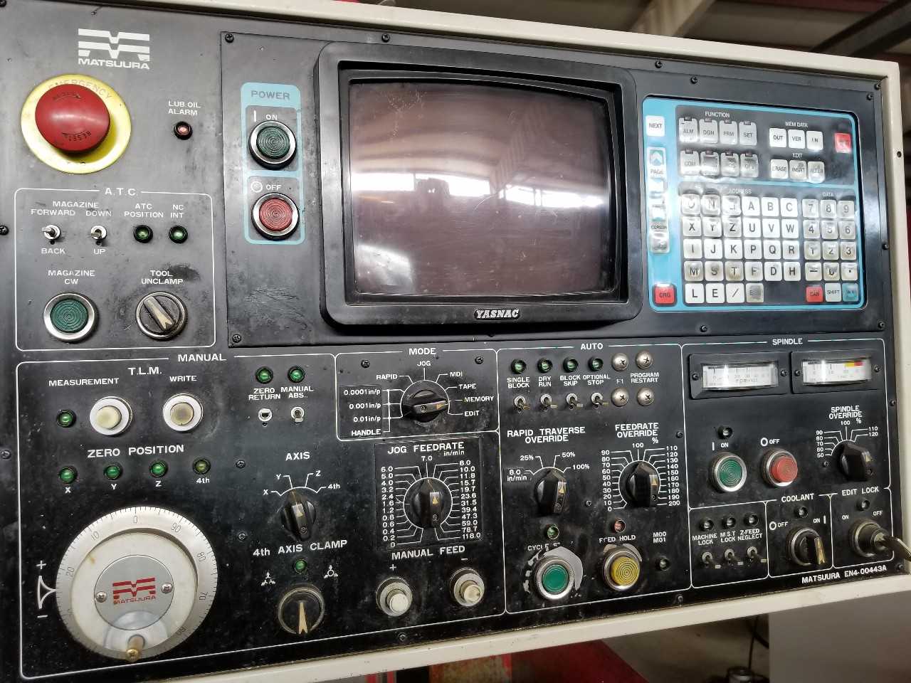 Matsuura MC-500V CNC Vertical Machining Center - CNC MACHINING CENTERS