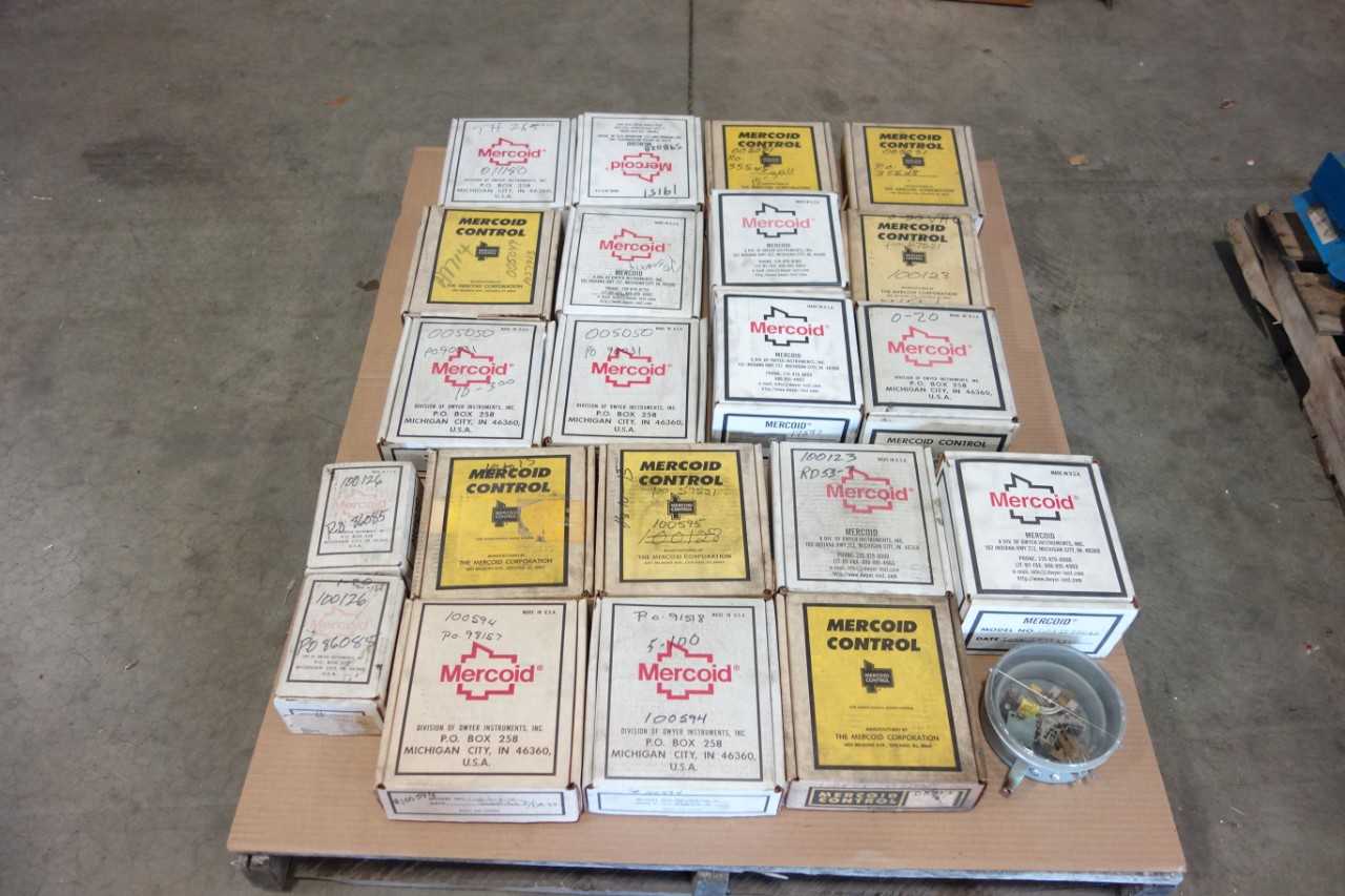 1 PALLET OF MERCOID MERCURY SWITCHES - ELECTRICAL COMPONENTS