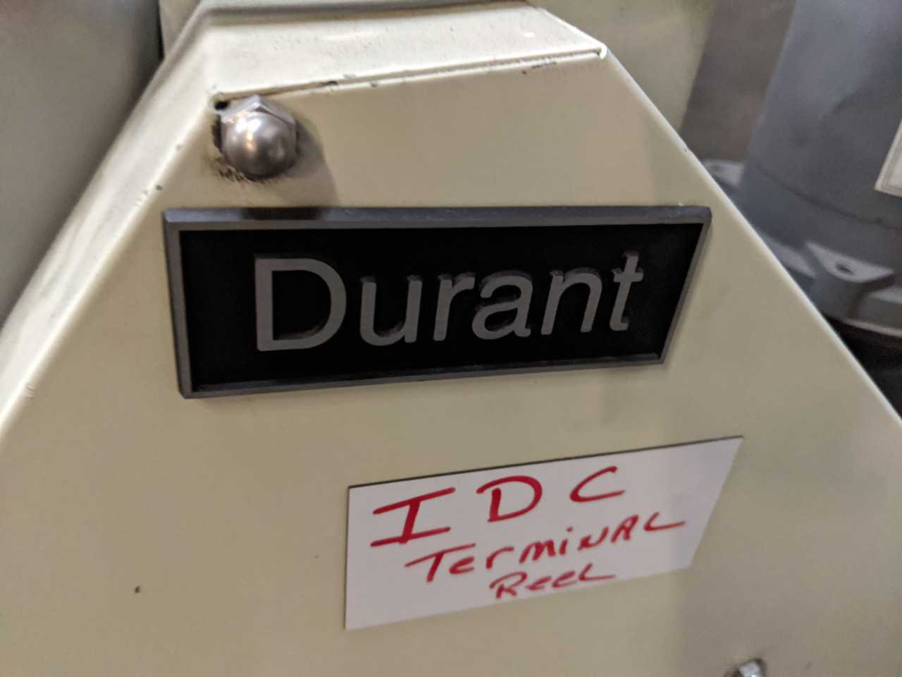 Durant VS-DMD-1R Variable Speed Unwind Rewind machine Max coil weight 100 lbs - MACHINING ACCESSORIES & TOOLING