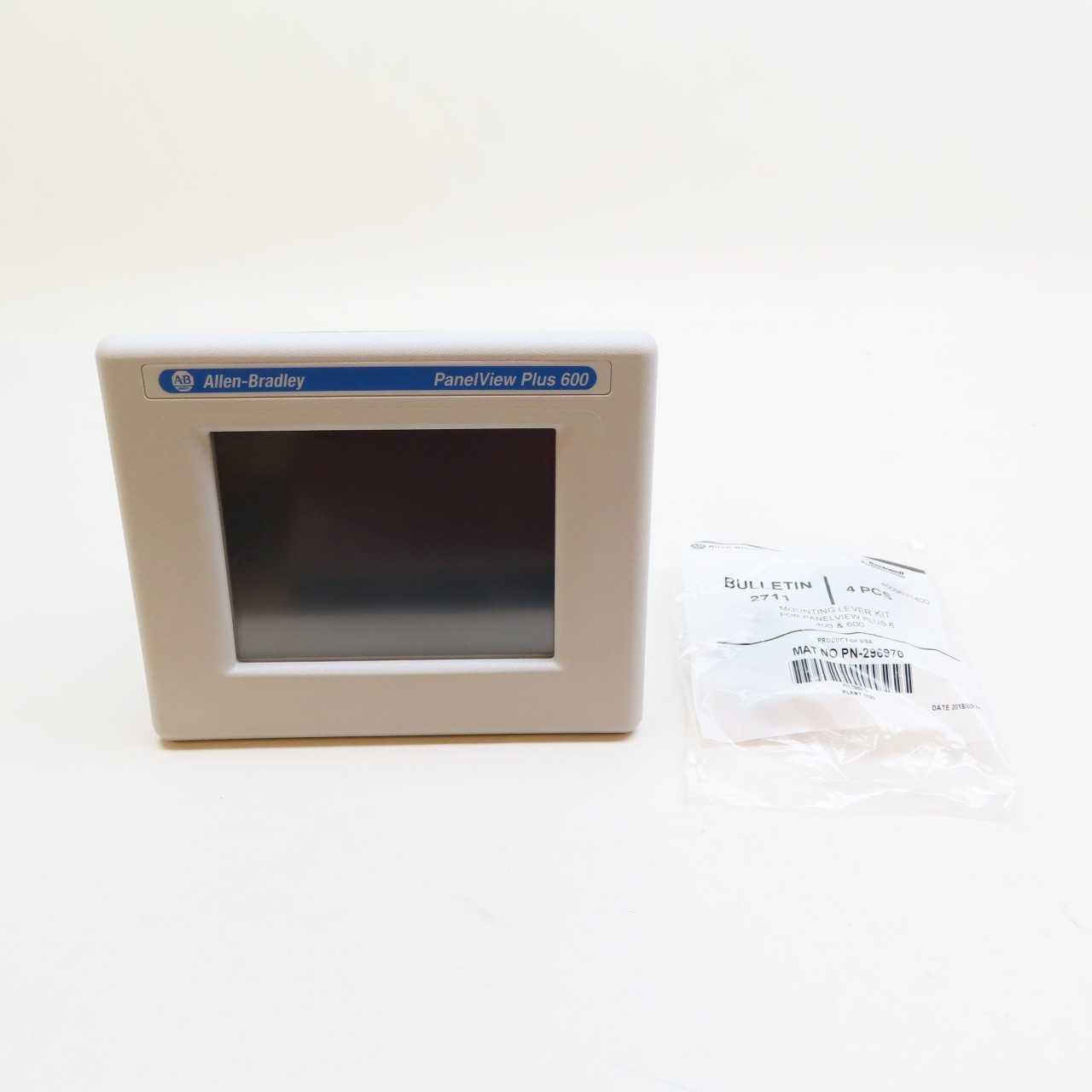 ALLEN BRADLEY 2711PC-T6C20D8 PANELVIEW PLUS COMPACT 600 6IN GRAPHIC TERMINAL SER A LED AND LCD DISPLAY - HMIS & DISPLAYS