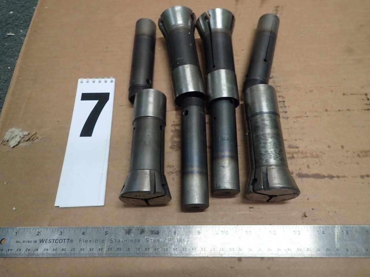 4 sets Hardinge 1/4" Collet & Pusher FeedFingers 60-1" NewBritain ScrewMachine - MACHINING EQUIPMENT