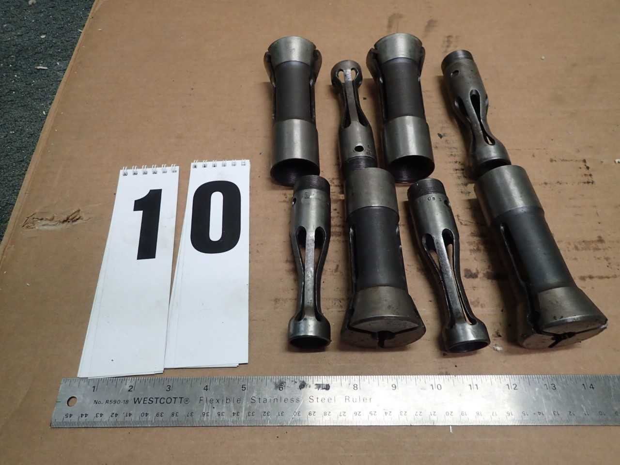 4 set AC 1/2" Collet & Pusher Feed Fingers 60-1" NewBritain Conomatic ScrewMac - MACHINING EQUIPMENT