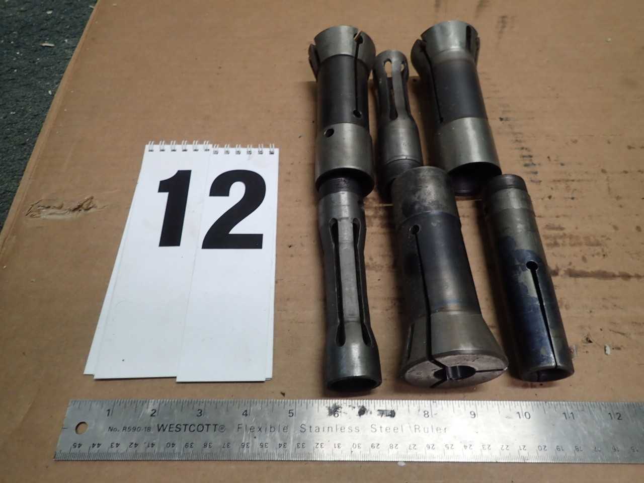 3 sets Hardinge 3/4" Collet and Pusher Feed Fingers 60-1" NewBritain ScrewMach - MACHINING EQUIPMENT