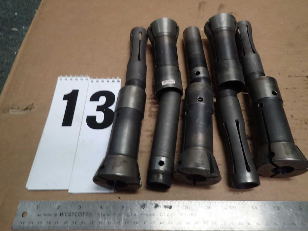 5 set Balas 13/16" Collet & Pusher Feed Fingers NewBritain 60-1" 1" ScrewMac - MACHINING EQUIPMENT