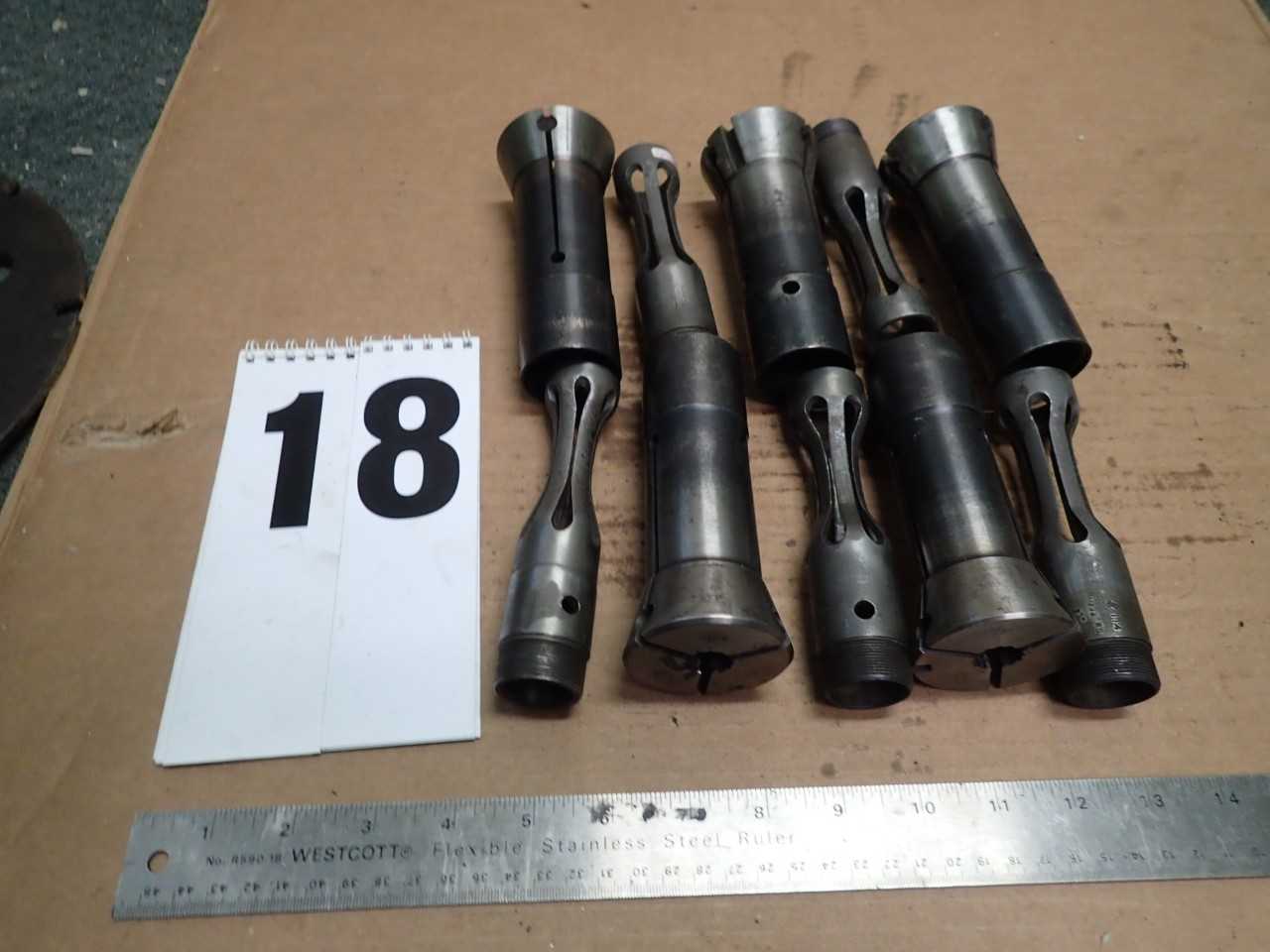 5 sets Balas 17/32" Collet & Pusher Feed Fingers 60-1" NewBritain Screw Mach - MACHINING ACCESSORIES & TOOLING