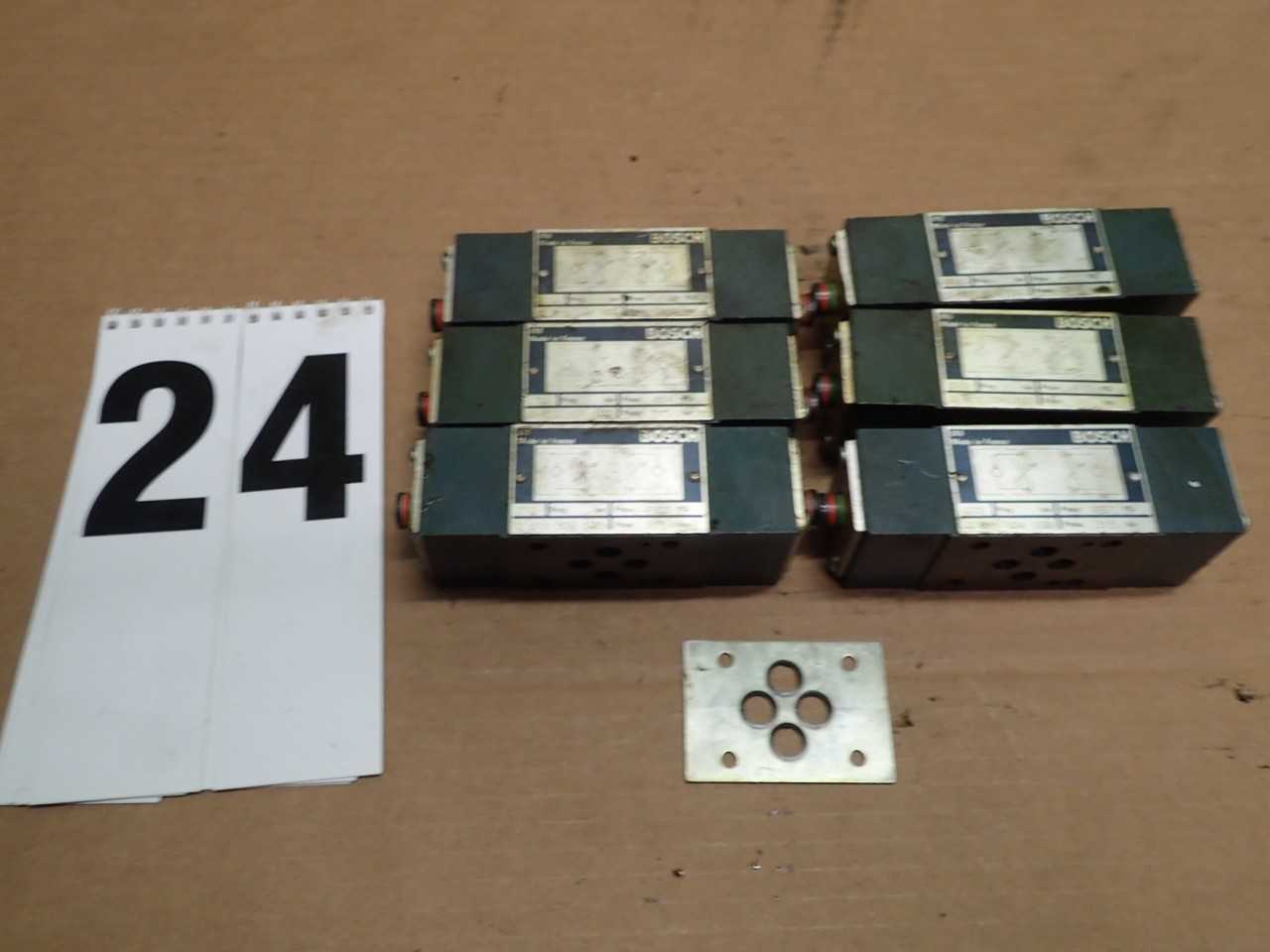 6 pcs Bosch D-811-324-100 Hydraulic Throttle Check Valve 4500 PSI Modular - HYDRAULIC VALVE