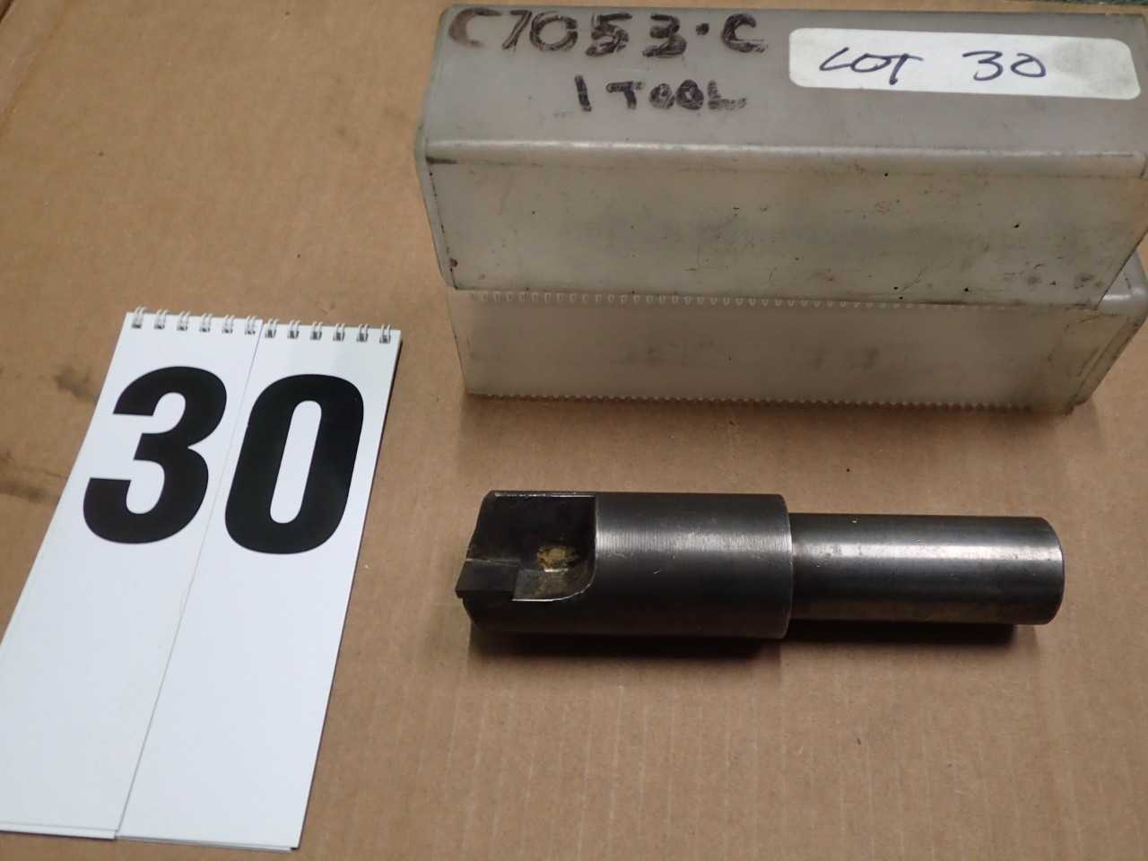 1.745" Brazed Carbide End Mill 1-1/4" Straight Shank, Used in Good Condition - MACHINING ACCESSORIES & TOOLING