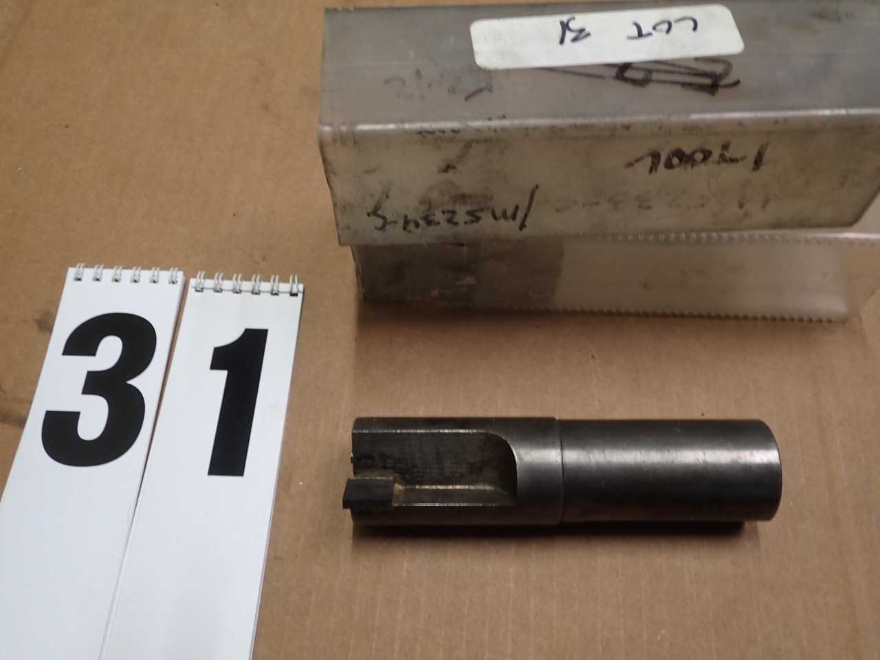 1.805" Brazed Carbide End Mill 1-1/2" Straight Shank, Used in Good Condition - MACHINING ACCESSORIES & TOOLING