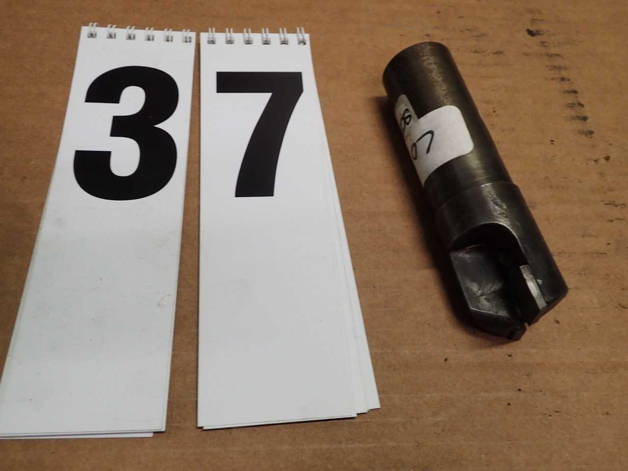 1.391" Brazed Carbide End Boring Mill Drill 1-1/4" Straight Shank Used Good  - MACHINING ACCESSORIES & TOOLING