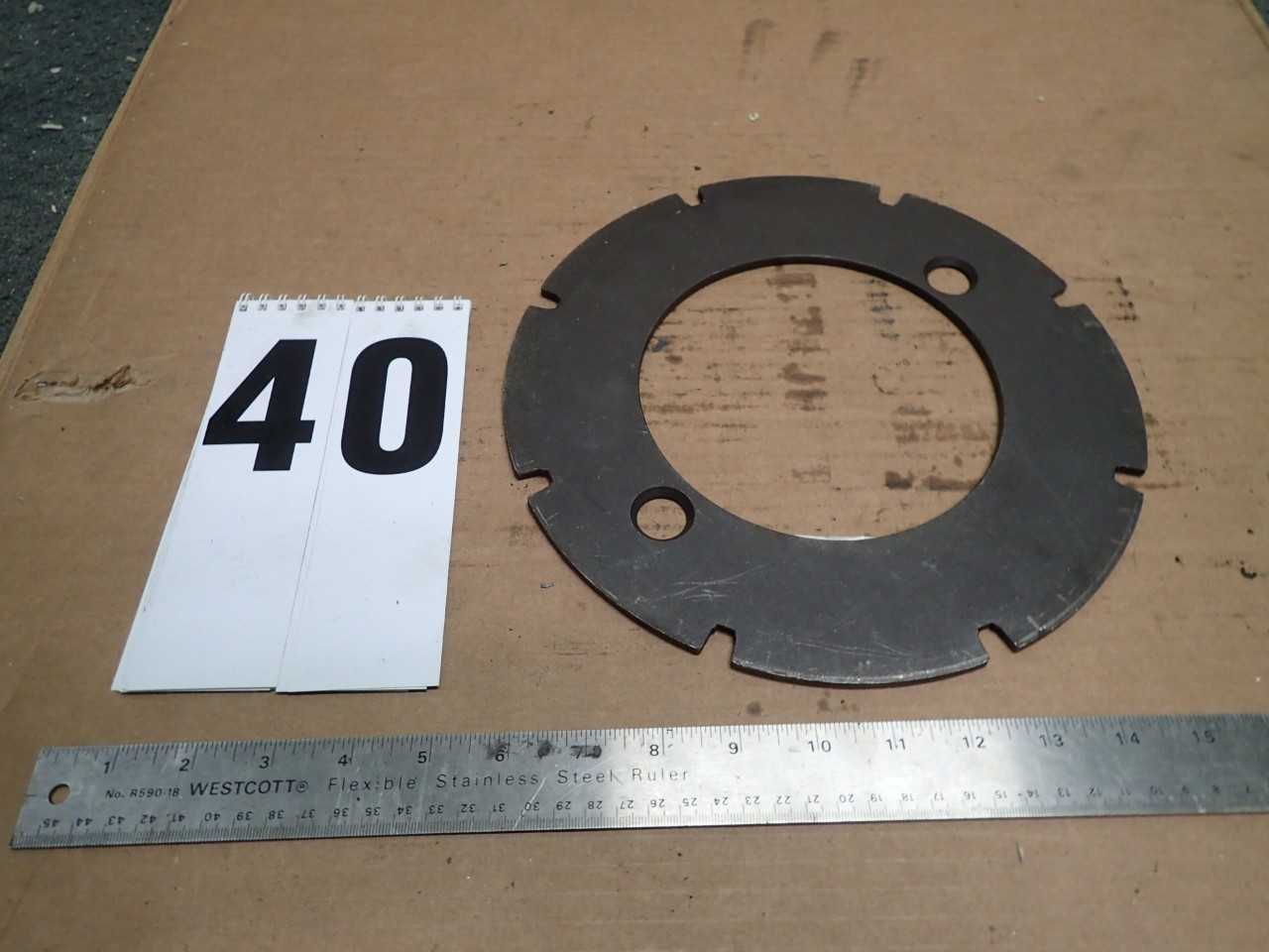 Super Spacer Chuck Index Masking Plate 10-1/4" OD 5-7/8" ID 8-Index Used Good - MACHINING ACCESSORIES & TOOLING