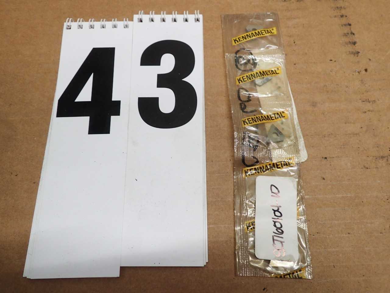 5-Pack of Kennametal CBT60 Carbide Insert Shims, NOS - New Old Stock - MACHINING ACCESSORIES & TOOLING