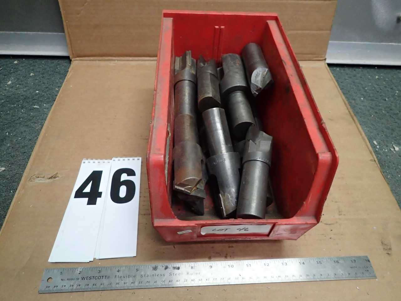 10 Pc lot Carbide Tipped Drills End Mill & Form Tools 1-1/2" StraightShank Used - MACHINING ACCESSORIES & TOOLING