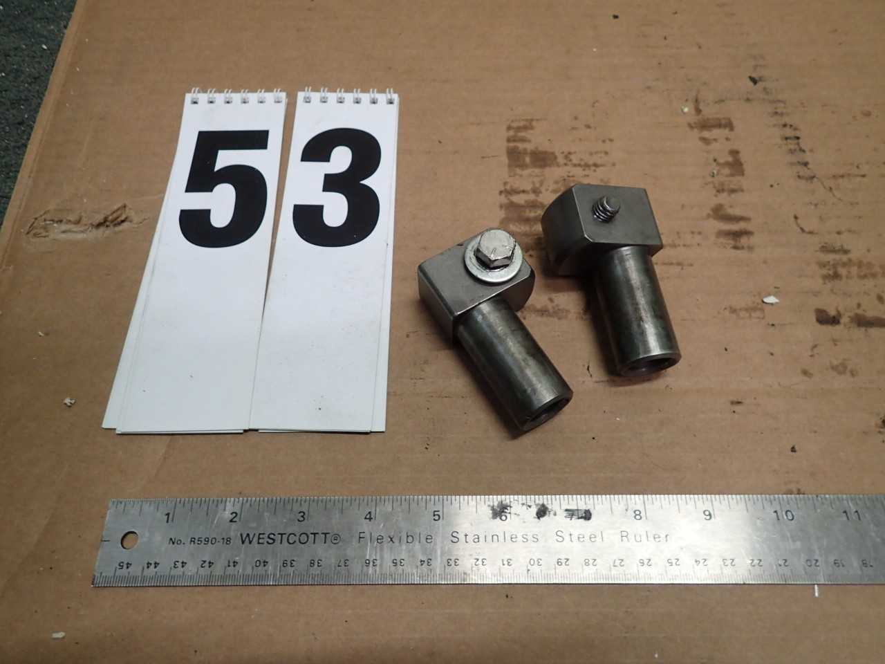2 pc Brown & Sharpe AutomaticLathe TurretTool Adapter 1" Shank 5/8" Bore 260-1 - MACHINING ACCESSORIES & TOOLING