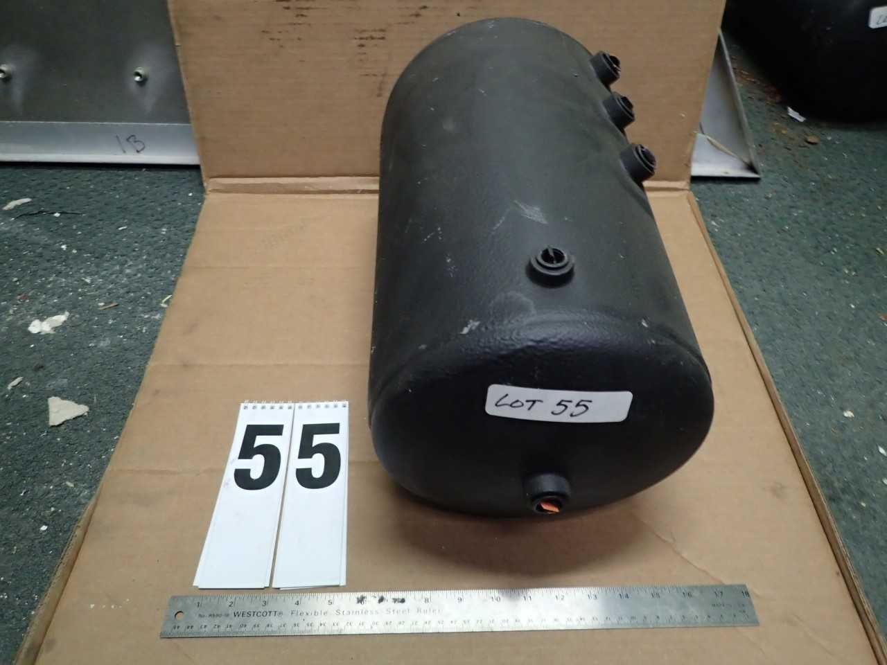 JWP Best Under Pressure MC12 Air Brake Tank Reservoir 9-1/2" OD x 16" NOS - CONSTRUCTION