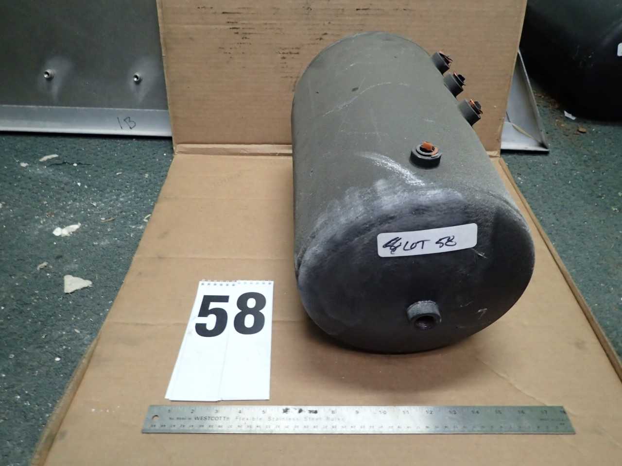 JWP Best Under Pressure MC12 Air Brake Tank Reservoir 9-1/2" OD x 16" NOS - HYDRO EXCAVATOR TRUCKS