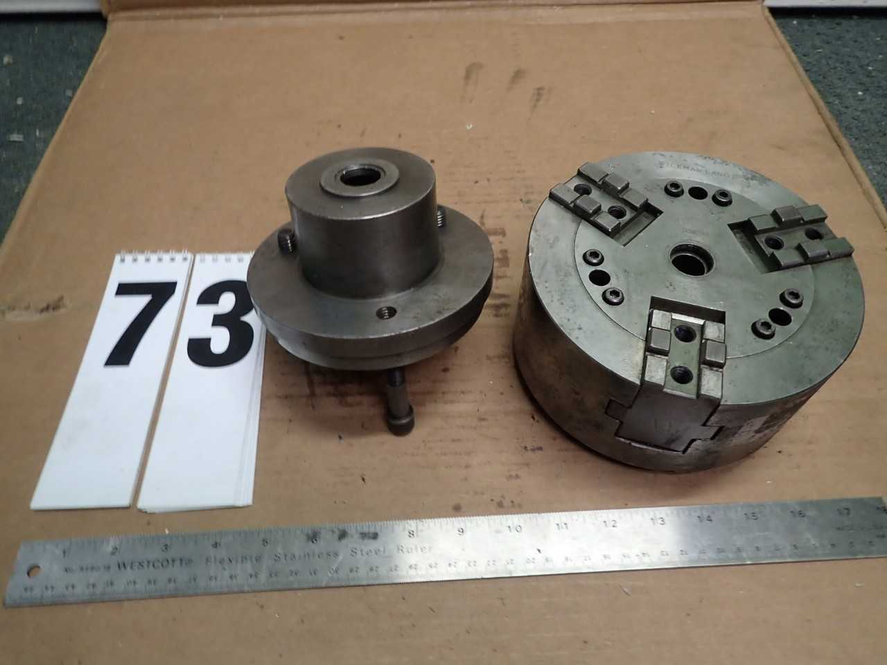 Wickman Lang 3KM170A/75 3-Jaw Lathe Power Chuck & Back Hub Speed Close - MACHINING ACCESSORIES & TOOLING