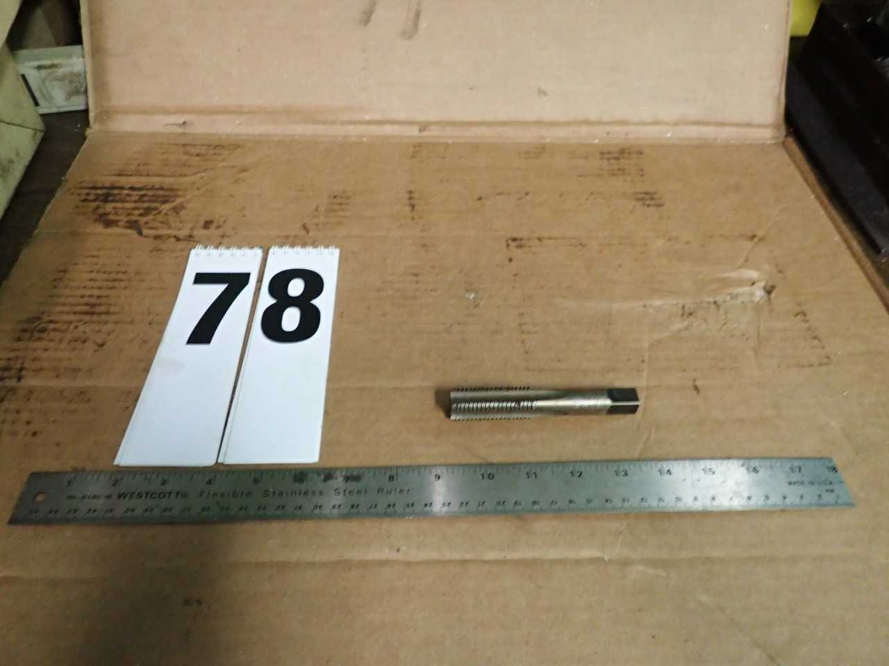 Besly M20 x 2.5 20mm Hand Thread Tap, 4-Flute, HS D7, Made in USA, Used Good - MACHINING ACCESSORIES & TOOLING