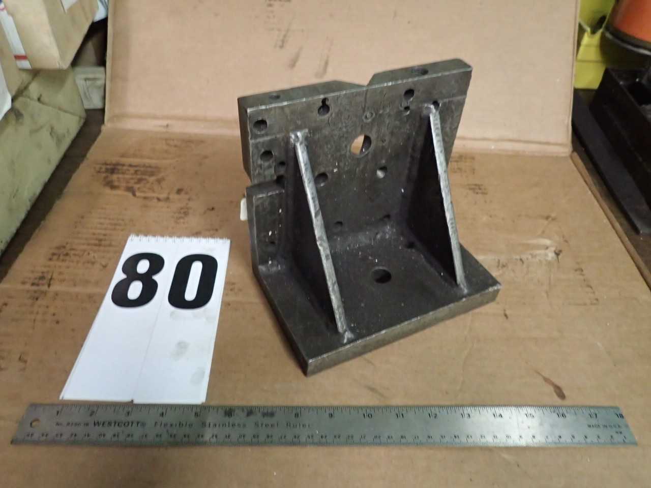 5-1/8 x 7-7/8 x 7-5/16 Right Angle Plate Mill Milling Fixture SetUp Square Block - MACHINING ACCESSORIES & TOOLING