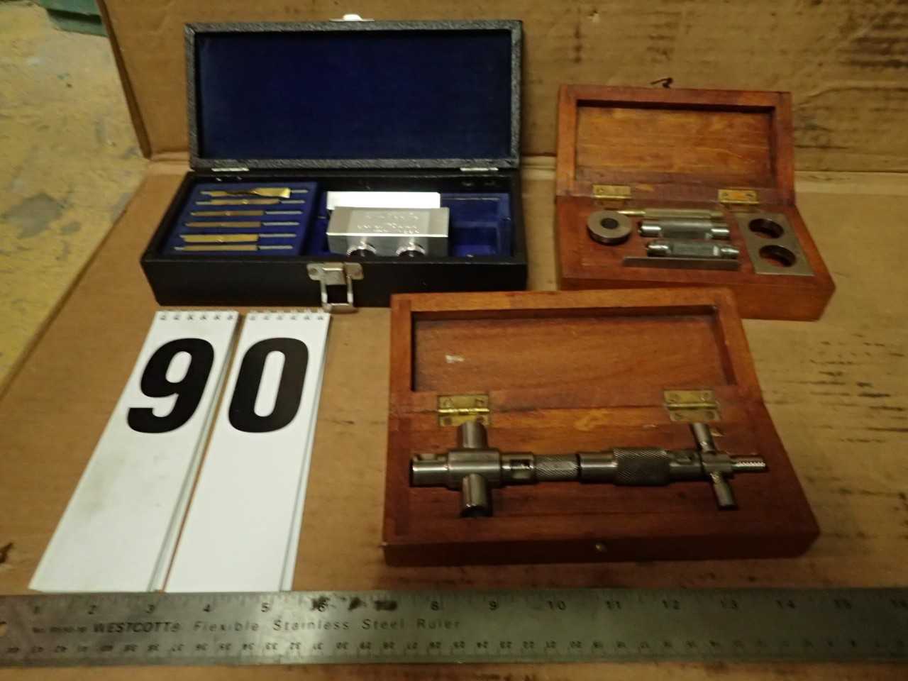 Assorted Gauges in Cases - MACHINING ACCESSORIES & TOOLING