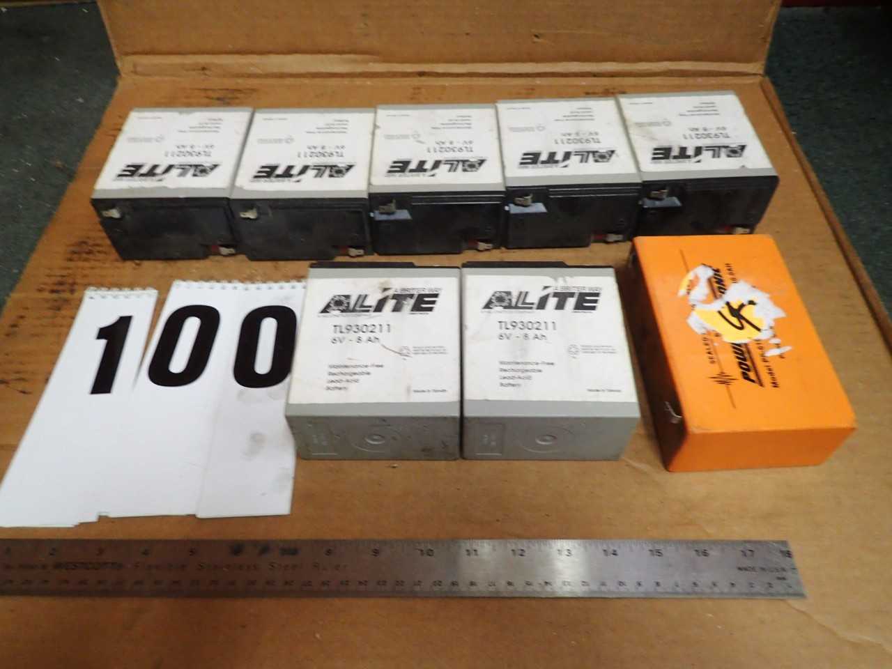 8 Pcs Sealed Lead-Acid Batteries - ELECTRICAL COMPONENTS