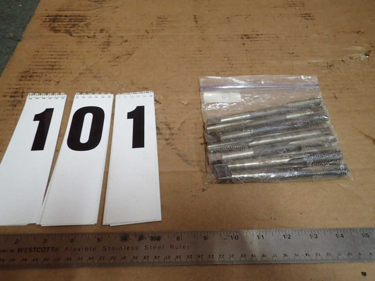 7 pcs 5/8" -11 TPI NC 6" 4-Flute Extension Taps - MACHINING ACCESSORIES & TOOLING