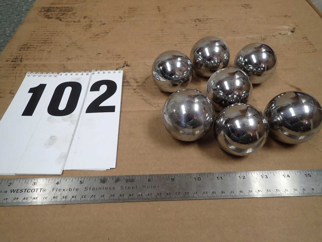 7 pcs Large Salem Specialty Chrome Bearing Balls - MACHINING ACCESSORIES & TOOLING