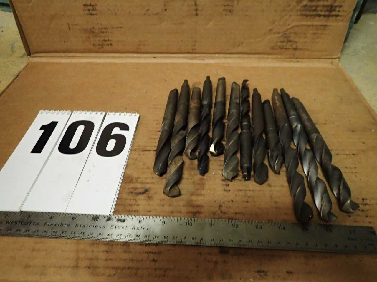12 Pcs Morse Taper #2 Shank Drill Bits MT2 2MT - MACHINING ACCESSORIES & TOOLING