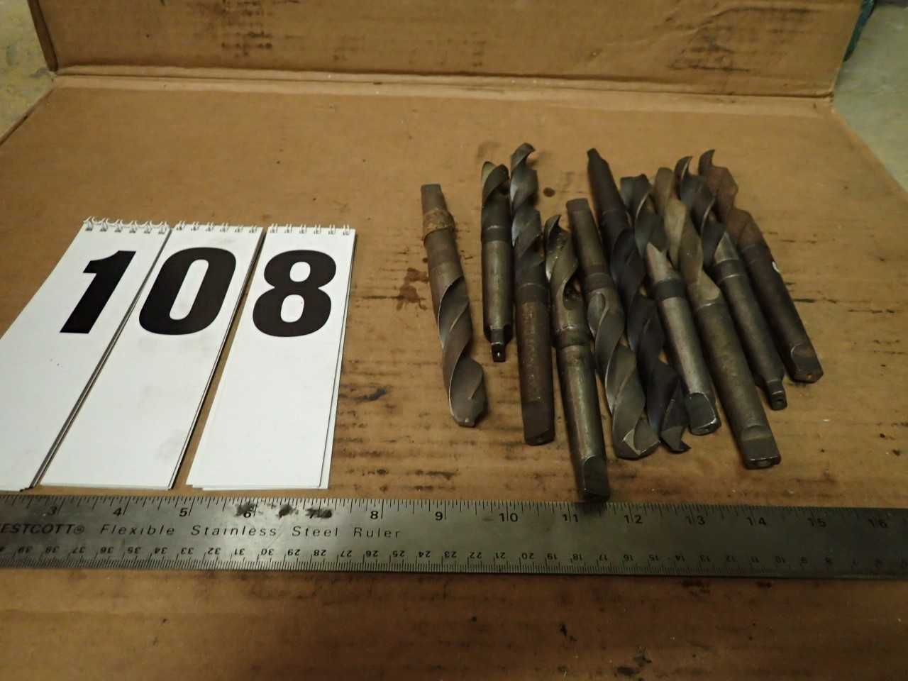 10 Pcs Morse Taper #2 Shank Drill Bits MT2 2MT - MACHINING ACCESSORIES & TOOLING