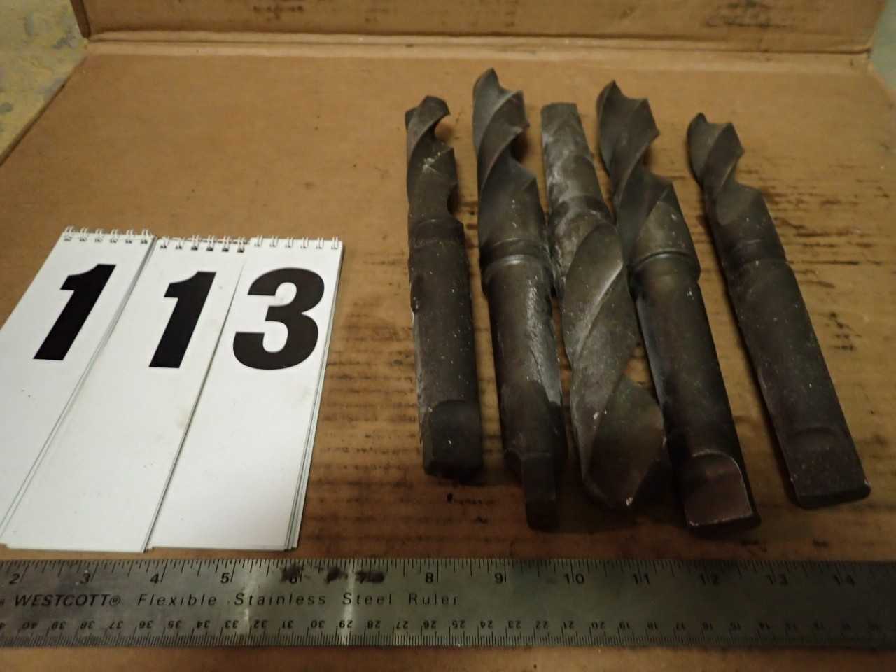 5 Pcs Morse Taper #4 Shank Drill Bits MT4 4MT - MACHINING ACCESSORIES & TOOLING