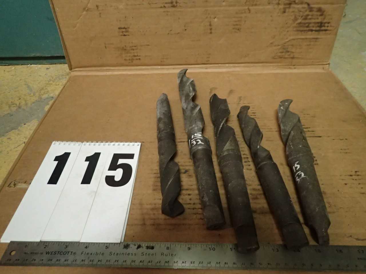 5 Pcs Morse Taper #4 Shank Drill Bits MT4 4MT - MACHINING ACCESSORIES & TOOLING