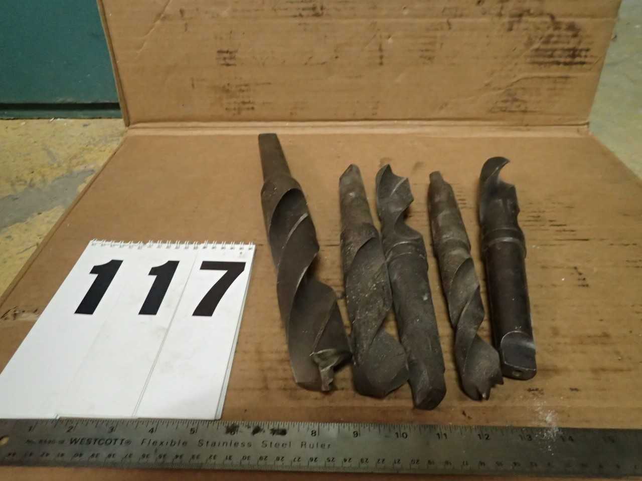 5 Pcs Morse Taper #4 Shank Drill Bits MT4 4MT - MACHINING ACCESSORIES & TOOLING