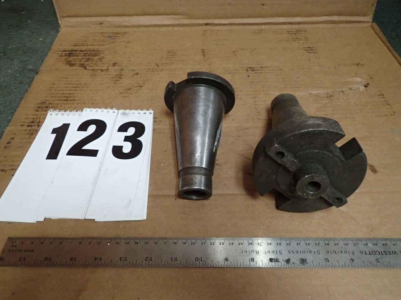 2 Pcs Shell Mill Tool Holders NMTB-50 Taper Shank - MACHINING ACCESSORIES & TOOLING