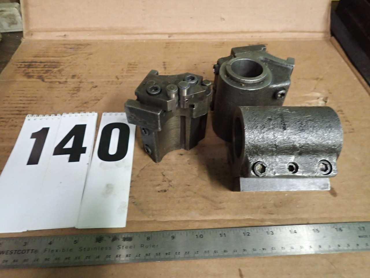 3 Pcs Automatic/Turret Lathe Tooling 1 Roller Rest 2 Boring Bar Holders - MACHINING ACCESSORIES & TOOLING
