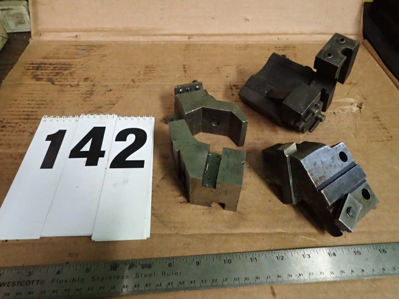 4 Pcs Automatic/Turret Lathe Tooling 1 Box Tool Frame 3 Tool Posts - MACHINING ACCESSORIES & TOOLING