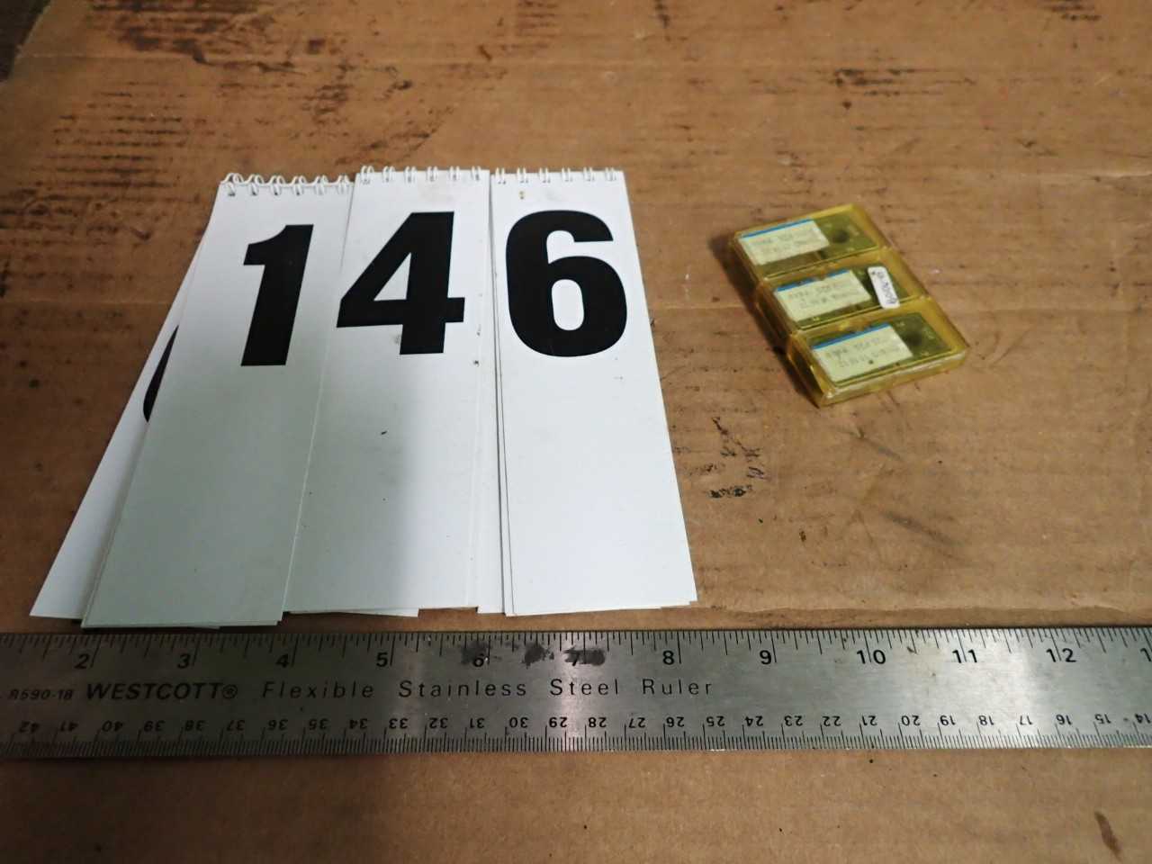 6-Pack of CNMG-643 Indexable Carbide Inserts, gr 1025 P25 NOS - MACHINING ACCESSORIES & TOOLING
