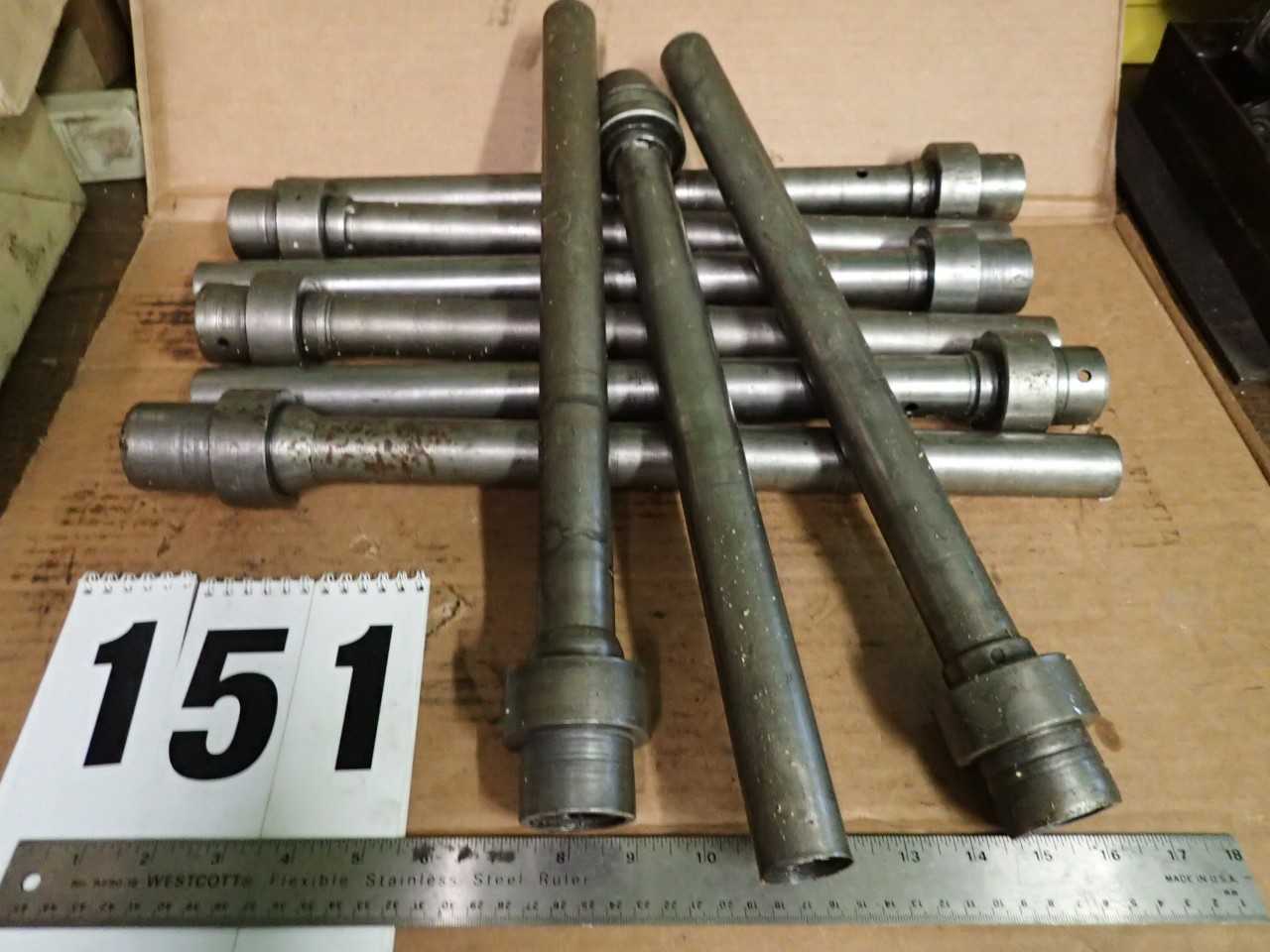 8 Pcs 1" New Britain 1-60 Cone Collet Drawbars - MACHINING ACCESSORIES & TOOLING