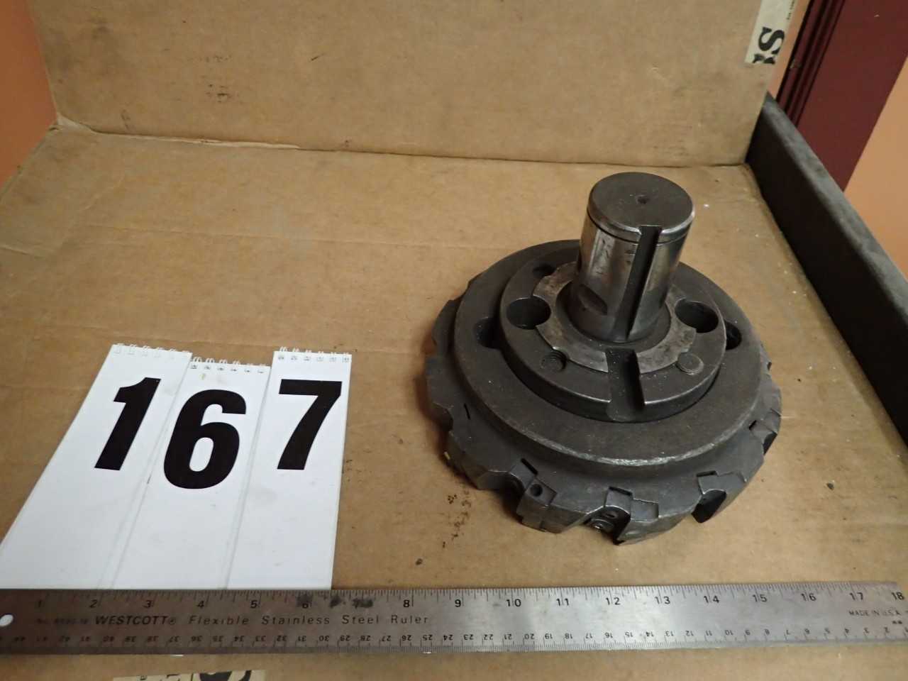 8" Indexable Carbide Shell Mill 2" Straight Shank - MACHINING ACCESSORIES & TOOLING